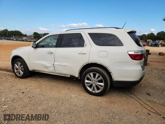 2012 Dodge Durango Crew with VIN 1C4RDHDG3CC257898, listed as a Copart auction lot 82149875 with 191,702 mi miles and Salvage title. Bid and sale history available at DreamBid. Image 2.
