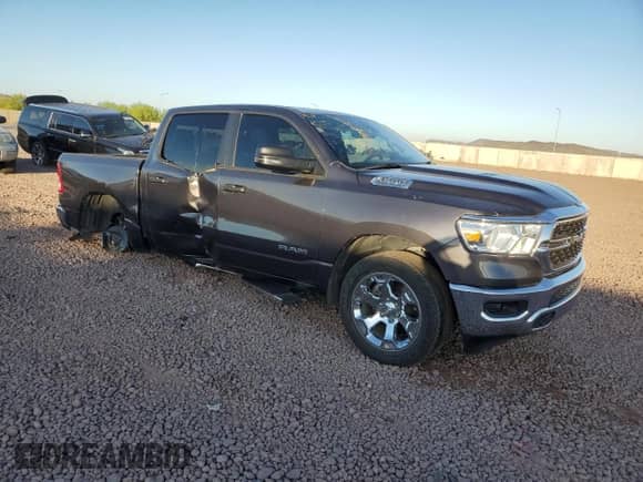 2023 Ram 1500 Big Horn with VIN 1C6RREFT0PN687030, listed as a Copart auction lot 61545295 with 41,552 mi miles and Salvage title. Bid and sale history available at DreamBid. Image 4.
