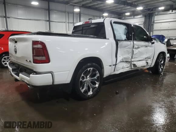 2020 Ram 1500 Limited z VIN 1C6SRFHM2LN250203, wystawiony jako Copart lot #45346655 z przebiegiem 65 669 mil mil oraz Szkoda całkowita • Salvage title. Historia ofert i sprzedaży dostępna na DreamBid. Obrazek 3.
