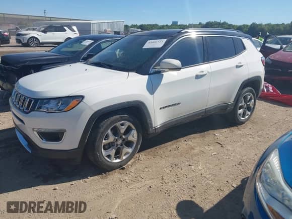 2021 Jeep Compass Limited with VIN 3C4NJDCB7MT546066, listed as a IAAI auction lot 43006523 with 77,114 mi miles and . Bid and sale history available at DreamBid. Image 14.