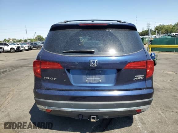 2018 Honda Pilot Touring with VIN 5FNYF6H94JB057389, listed as a Copart auction lot 68290065 with 76,831 mi miles and Salvage title. Bid and sale history available at DreamBid. Image 6.