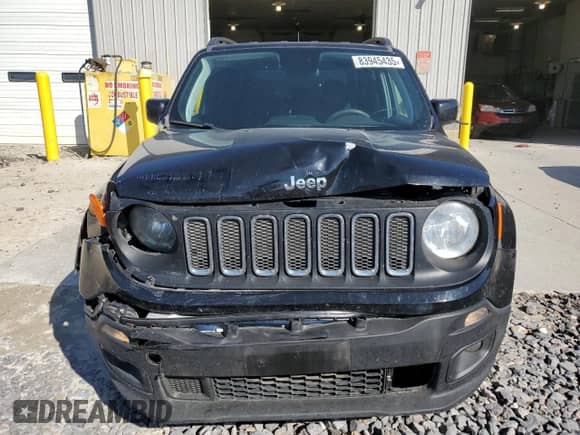 2018 Jeep Renegade Latitude with VIN ZACCJABB1JPH46788, listed as a Copart auction lot 83945435 with 90,828 mi miles and Salvage title. Bid and sale history available at DreamBid. Image 5.