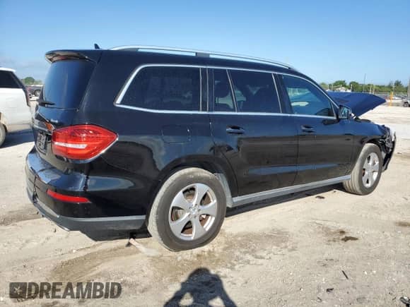 2017 Mercedes-Benz GLS 450 z VIN 4JGDF6EE0HA839039, wystawiony jako Copart lot #87199295 z przebiegiem 125 677 mil mil oraz Szkoda całkowita • Salvage title. Historia ofert i sprzedaży dostępna na DreamBid. Obrazek 3.