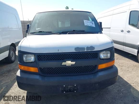 2012 Chevrolet Express Cargo with VIN 1GCSGAFX1C1186757, listed as a IAAI auction lot 42827900 with 202,041 mi miles and . Bid and sale history available at DreamBid. Image 6.