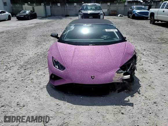 2021 Lamborghini Huracan with VIN ZHWUT5ZF8MLA16586, listed as a Copart auction lot 60917235 with 45,602 mi miles and Salvage title. Bid and sale history available at DreamBid. Image 14.