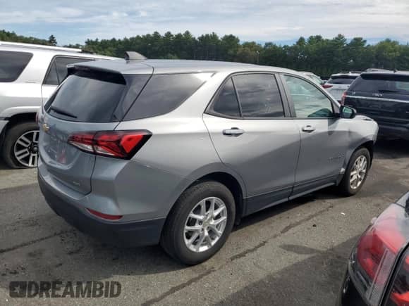 2024 Chevrolet Equinox LS z VIN 3GNAXSEG0RL219629, wystawiony jako Copart lot #71971885 z przebiegiem 26 402 mil mil oraz Szkoda całkowita • Salvage title. Historia ofert i sprzedaży dostępna na DreamBid. Obrazek 3.
