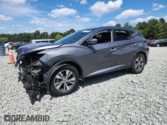 2019 Nissan Murano SV z VIN 5N1AZ2MJ7KN119299, wystawiony jako Copart lot #70627585 z przebiegiem 52 059 mil mil oraz Szkoda całkowita • Salvage title. Historia ofert i sprzedaży dostępna na DreamBid. Obrazek 1.