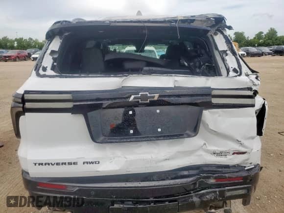2024 Chevrolet Traverse AWD RS z VIN 1GNEVLKSXRJ141390, wystawiony jako Copart lot #62549535 z przebiegiem 10 805 mil mil oraz Szkoda całkowita • Salvage title. Historia ofert i sprzedaży dostępna na DreamBid. Obrazek 6.