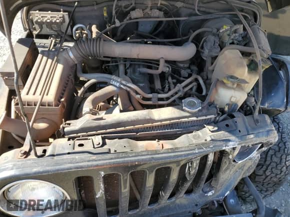 2001 Jeep Wrangler Sahara с VIN 1J4FA59S31P372167, выставлен на аукционе Copart как лот 65828905 с пробегом 170 902 миль миль и Списание • Salvage title. История ставок и продаж доступна на DreamBid. Изображение 11.