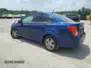 2013 Chevrolet Sonic LT with VIN 1G1JC5SH5D4184080, listed as a Copart auction lot 59438605 with 50,220 mi miles and Salvage title. Bid and sale history available at DreamBid. Image 2.