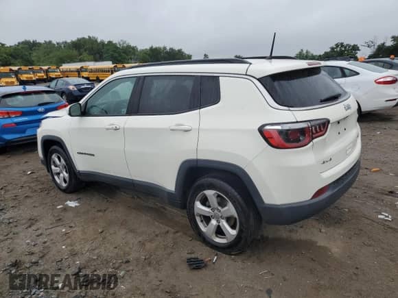 2018 Jeep Compass Latitude with VIN 3C4NJDBB5JT112726, listed as a Copart auction lot 69066675 with 78,934 mi miles and Salvage title. Bid and sale history available at DreamBid. Image 2.