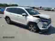 2017 Honda Pilot EX-L with VIN 5FNYF5H56HB004713, listed as a Copart auction lot 80169995 with 97,246 mi miles and Clean title. Bid and sale history available at DreamBid. Image 4.