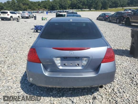 2007 Honda Accord EX-L with VIN 1HGCM56817A166657, listed as a Copart auction lot 80496705 with 162,245 mi miles and Salvage title. Bid and sale history available at DreamBid. Image 6.