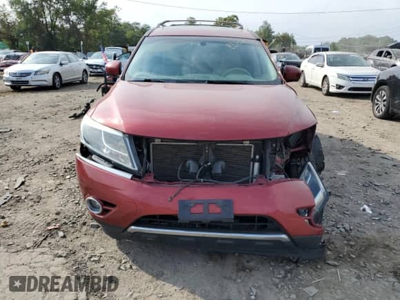 2015 Nissan Pathfinder Platinum с VIN 5N1AR2MM7FC712446, выставлен на аукционе Copart как лот 83851085 с пробегом 135 824 миль миль и Списание • Salvage title. История ставок и продаж доступна на DreamBid. Изображение 5.