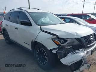 2020 Nissan Pathfinder SV with VIN 5N1DR2BN9LC643540, listed as a IAAI auction lot 42977142 with 68,303 mi miles and . Bid and sale history available at DreamBid. Image 1.