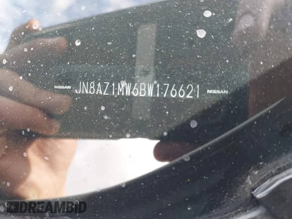 2011 Nissan Murano SL with VIN JN8AZ1MW6BW176621, listed as a IAAI auction lot 43392894 with 138,400 mi miles and . Bid and sale history available at DreamBid. Image 9.