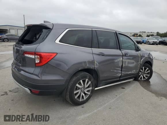 2020 Honda Pilot EX-L z VIN 5FNYF5H56LB007166, wystawiony jako Copart lot #85878255 z przebiegiem 42 417 mil mil oraz Nie do naprawy • Non repairable. Historia ofert i sprzedaży dostępna na DreamBid. Obrazek 3.