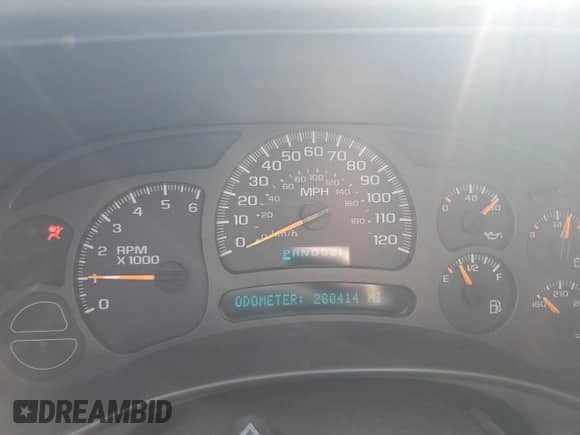 2004 Chevrolet Tahoe LT с VIN 1GNEC13Z74R239907, выставлен на аукционе Copart как лот 72053955 с пробегом 280 414 миль миль и Чистый • Clean title. История ставок и продаж доступна на DreamBid. Изображение 9.
