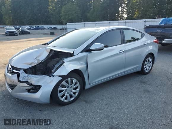 2012 Hyundai Elantra Limited with VIN 5NPDH4AE8CH141112, listed as a Copart auction lot 81745755 with 118,763 mi miles and Salvage title. Bid and sale history available at DreamBid. Image 1.