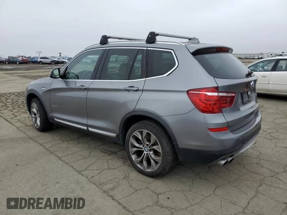 2015 BMW X3 sDrive28i with VIN 5UXWZ7C5XF0M83312, listed as a Copart auction lot 86008024 with 85,998 mi miles and Clean title. Bid and sale history available at DreamBid. Image 2.