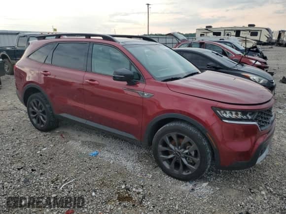 2022 Kia Sorento X-Line EX z VIN 5XYRHDLF4NG153246, wystawiony jako Copart lot #58613285 z przebiegiem 24 631 mil mil oraz Szkoda całkowita • Salvage title. Historia ofert i sprzedaży dostępna na DreamBid. Obrazek 4.