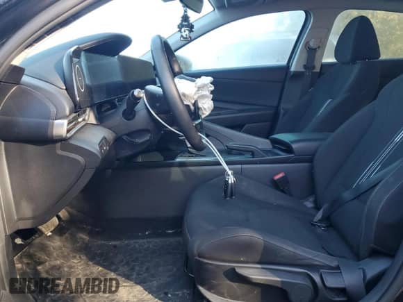 2023 Hyundai Elantra SEL with VIN KMHLM4AG8PU502385, listed as a Copart auction lot 83805215 with 86,536 mi miles and Salvage title. Bid and sale history available at DreamBid. Image 7.