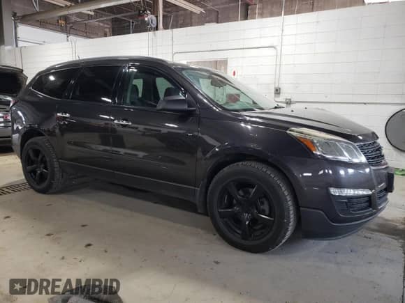 2016 Chevrolet Traverse LS with VIN 1GNKVFKD8GJ133257, listed as a Copart auction lot 67023625 with 141,754 mi miles and Salvage title. Bid and sale history available at DreamBid. Image 4.