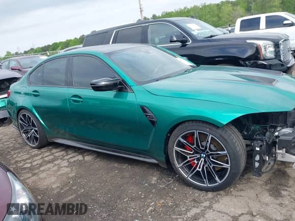 2022 BMW M3 with VIN WBS53AY03NFL94517, listed as a IAAI auction lot 42026142 with 96,679 mi miles and . Bid and sale history available at DreamBid. Image 14.