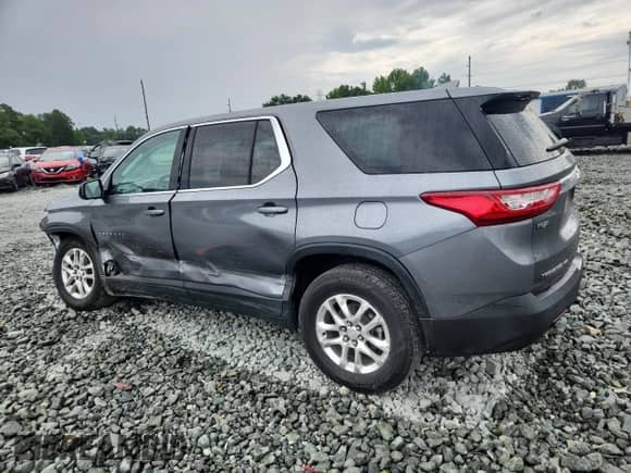 2020 Chevrolet Traverse LS z VIN 1GNEVFKW0LJ178959, wystawiony jako Copart lot #66644395 z przebiegiem 66 631 mil mil oraz Szkoda całkowita • Salvage title. Historia ofert i sprzedaży dostępna na DreamBid. Obrazek 2.