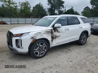 2023 Hyundai Palisade SEL с VIN KM8R4DGE6PU577912, выставлен на аукционе Copart как лот 67971245 с пробегом 42 094 миль миль и Списание • Salvage title. История ставок и продаж доступна на DreamBid. Изображение 1.