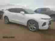 2020 Chevrolet Blazer Premier with VIN 3GNKBLRS7LS553354, listed as a Copart auction lot 66221155 with 62,536 mi miles and Salvage title. Bid and sale history available at DreamBid. Image 4.