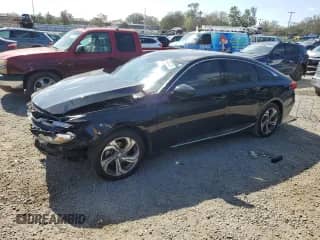 2018 Honda Accord EX z VIN 1HGCV1F41JA143793, wystawiony jako Copart lot #44503225 z przebiegiem 109 207 mil mil oraz Szkoda całkowita • Salvage title. Historia ofert i sprzedaży dostępna na DreamBid. Obrazek 1.