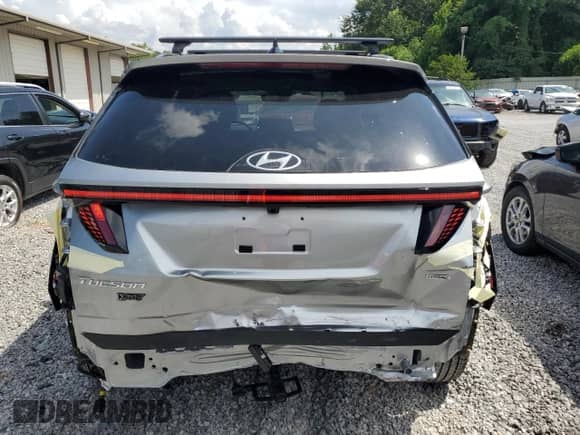 2024 Hyundai Tucson XRT with VIN KM8JFCDEXRU298696, listed as a Copart auction lot 65045035 with 37,753 mi miles and Salvage title. Bid and sale history available at DreamBid. Image 6.