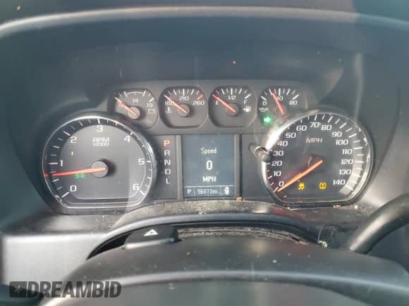 2018 GMC Sierra 1500 z VIN 1GTR1LEC3JZ341513, wystawiony jako Copart lot #77564244 z przebiegiem 56 873 mil mil oraz Szkoda całkowita • Salvage title. Historia ofert i sprzedaży dostępna na DreamBid. Obrazek 9.