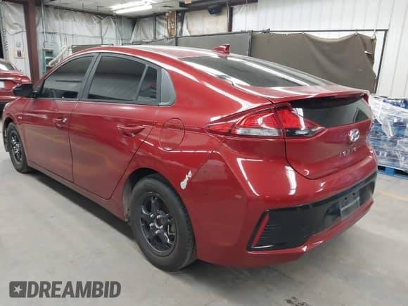 2019 Hyundai Ioniq Blue with VIN KMHC65LC0KU175046, listed as a IAAI auction lot 43173410 with 242,603 mi miles and . Bid and sale history available at DreamBid. Image 3.