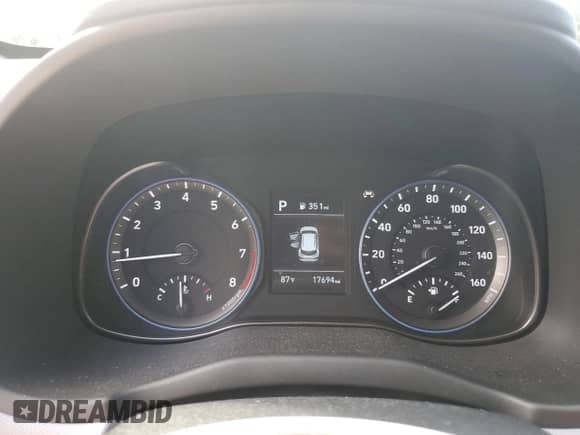 2021 Hyundai Kona SE с VIN KM8K12AA8MU610098, выставлен на аукционе Copart как лот 81662955 с пробегом 17 694 миль миль и Списание • Salvage title. История ставок и продаж доступна на DreamBid. Изображение 9.
