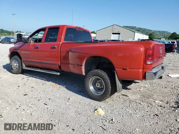 2005 Dodge 3500 SLT with VIN 3D7MS48C95G766898, listed as a Copart auction lot 61764245 with 287,804 mi miles and Salvage title. Bid and sale history available at DreamBid. Image 2.