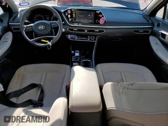 2022 Hyundai Sonata SEL with VIN KMHL64JA2NA197938, listed as a Copart auction lot 80293945 with 16,025 mi miles and Salvage title. Bid and sale history available at DreamBid. Image 8.