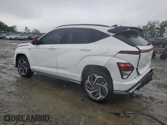 2024 Hyundai Kona N Line with VIN KM8HACA30RU174307, listed as a Copart auction lot 56714295 with 12,788 mi miles and Salvage title. Bid and sale history available at DreamBid. Image 2.