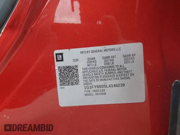 2020 Chevrolet Bolt EV LT с VIN 1G1FY6S05L4146239, выставлен на аукционе IAAI как лот 43330918 с пробегом 24 873 миль миль и . История ставок и продаж доступна на DreamBid. Изображение 9.