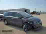 2019 Honda Odyssey EX-L with VIN 5FNRL6H7XKB031649, listed as a Copart auction lot 67811445 with 99,259 mi miles and Salvage title. Bid and sale history available at DreamBid. Image 4.