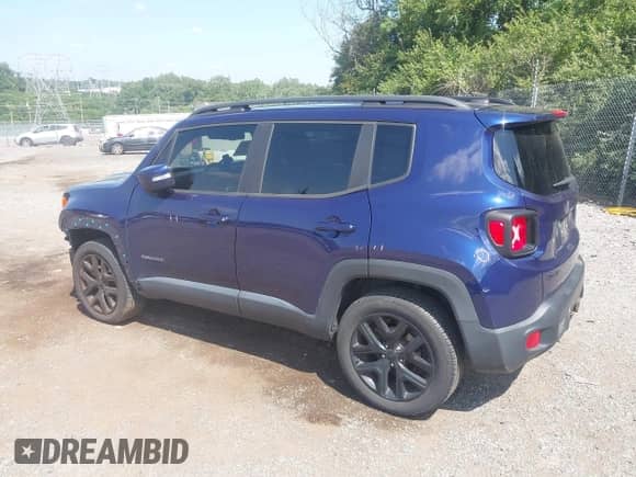 2017 Jeep Renegade Latitude with VIN ZACCJBBB3HPE96177, listed as a IAAI auction lot 42833935 with 97,674 mi miles and . Bid and sale history available at DreamBid. Image 19.
