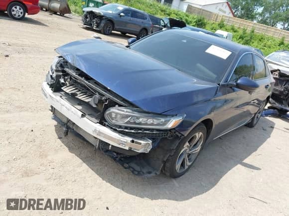 2019 Honda Accord EX-L with VIN 1HGCV2F58KA012196, listed as a IAAI auction lot 42566965 with 77,287 mi miles and . Bid and sale history available at DreamBid. Image 17.