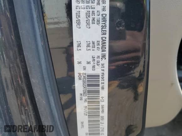 2013 Dodge Grand Caravan SE z VIN 2C4RDGBG2DR729823, wystawiony jako Copart lot #65137785 z przebiegiem 295 690 mil mil oraz Szkoda całkowita • Salvage title. Historia ofert i sprzedaży dostępna na DreamBid. Obrazek 13.