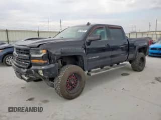 2018 Chevrolet Silverado 1500 LT with VIN 1GCUKREC9JF115679, listed as a Copart auction lot 81163805 with 122,787 mi miles and Salvage title. Bid and sale history available at DreamBid. Image 1.