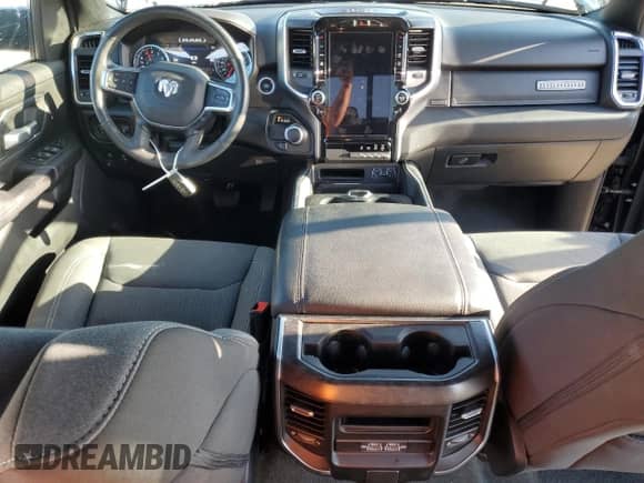 2024 Ram 1500 Big Horn with VIN 1C6RREFG4RN183974, listed as a Copart auction lot 69483195 with 25,985 mi miles and Non repairable. Bid and sale history available at DreamBid. Image 8.