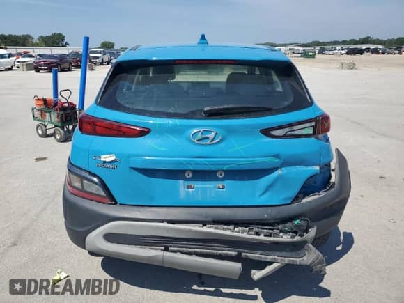 2023 Hyundai Kona SE with VIN KM8K22AB1PU961736, listed as a Copart auction lot 67800845 with 140,795 mi miles and Salvage title. Bid and sale history available at DreamBid. Image 6.