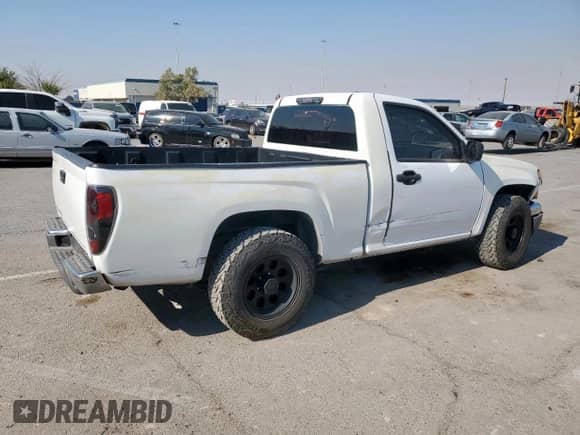 2006 Chevrolet Colorado Work Truck z VIN 1GCCS146468293066, wystawiony jako Copart lot #61366345 z przebiegiem 159 241 mil mil oraz Szkoda całkowita • Salvage title. Historia ofert i sprzedaży dostępna na DreamBid. Obrazek 3.