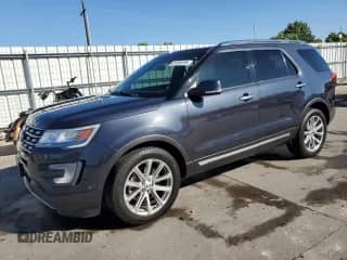 2017 Ford Explorer Limited z VIN 1FM5K8F84HGE26512, wystawiony jako Copart lot #61499195 z przebiegiem 101 042 mil mil oraz Czysty tytuł • Clean title. Historia ofert i sprzedaży dostępna na DreamBid. Obrazek 1.