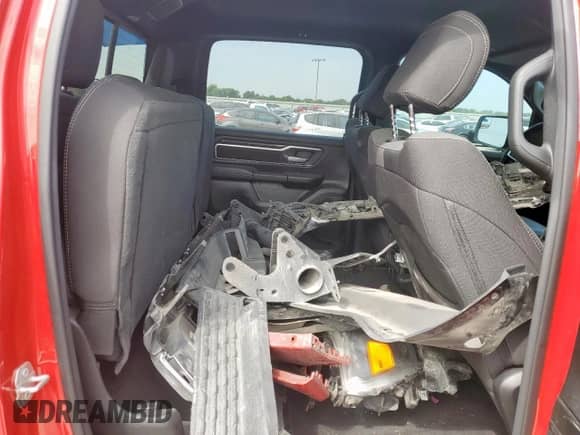 2023 Ram 1500 Big Horn z VIN 1C6RREFT6PN625969, wystawiony jako Copart lot #66955535 z przebiegiem 57 950 mil mil oraz Szkoda całkowita • Salvage title. Historia ofert i sprzedaży dostępna na DreamBid. Obrazek 10.